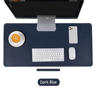 Covoraș de protecție pentru birou de dimensiune mare din piele PU Tampă de mouse rezistentă la apă Tastatură de birou Tastatură de birou Tampă de mouse pentru jocuri Accesorii pentru computer