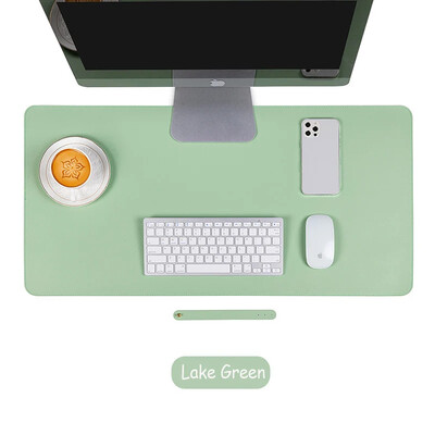 Covoraș de protecție pentru birou de dimensiune mare din piele PU Tampă de mouse rezistentă la apă Tastatură de birou Tastatură de birou Tampă de mouse pentru jocuri Accesorii pentru computer