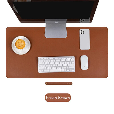 Covoraș de protecție pentru birou de dimensiune mare din piele PU Tampă de mouse rezistentă la apă Tastatură de birou Tastatură de birou Tampă de mouse pentru jocuri Accesorii pentru computer