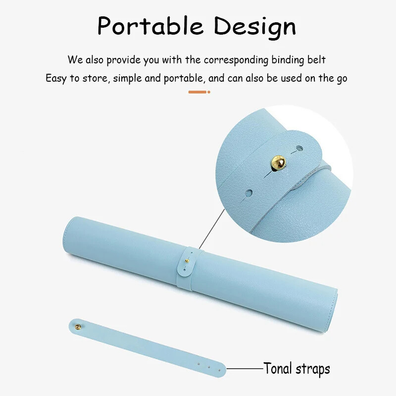 Covoraș de protecție pentru birou de dimensiune mare din piele PU Tampă de mouse rezistentă la apă Tastatură de birou Tastatură de birou Tampă de mouse pentru jocuri Accesorii pentru computer