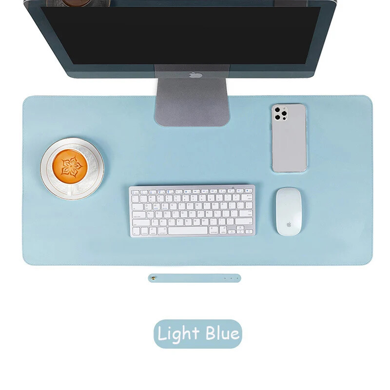 Covoraș de protecție pentru birou de dimensiune mare din piele PU Tampă de mouse rezistentă la apă Tastatură de birou Tastatură de birou Tampă de mouse pentru jocuri Accesorii pentru computer