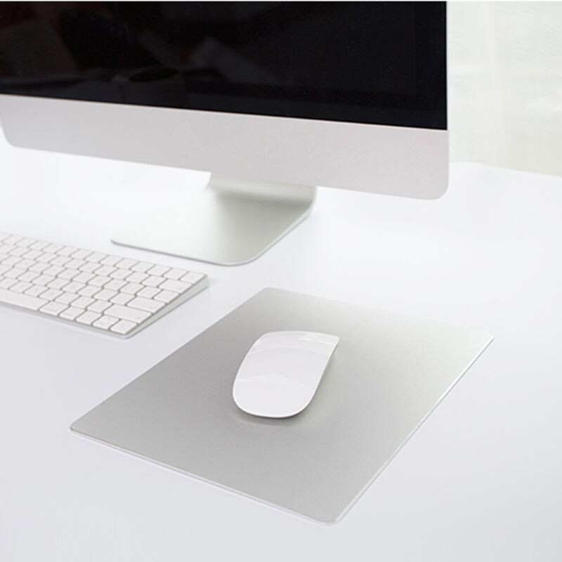 ADWE Mouse Pad με αντιολισθητική λαστιχένια βάση, premium αλουμίνιο & αδιάβροχο mousepad υπολογιστή με ραμμένες άκρες, mousepad