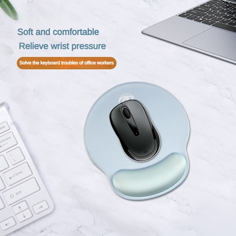 Peles paliktnis Ērts peles paklājiņš Mīksts peles paliktnis Plaukstas locītavas pretslīdēšanas plaukstas balsts Datora peles paliktnis biroja spēļu datoram