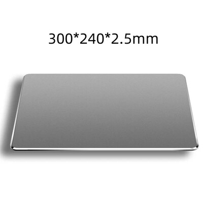 Alumīnija metāla peles paliktņa paklājiņš Ciets Gluds Matēts Plāns Neslīdošs Ūdensizturīgs Ātrs un precīzs Peļu Paklājiņš Mājas Biroja Galda Paklājiņš