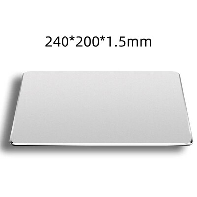 Alumīnija metāla peles paliktņa paklājiņš Ciets Gluds Matēts Plāns Neslīdošs Ūdensizturīgs Ātrs un precīzs Peļu Paklājiņš Mājas Biroja Galda Paklājiņš