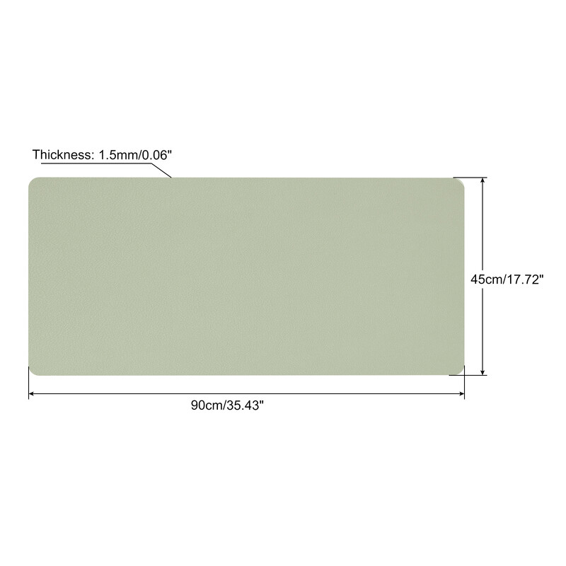 Didelio dydžio biuro stalo kilimėlio apsauga PVC neslystantis vandeniui atsparus pelės kilimėlis Rašymo kilimėlis darbalaukio klaviatūros stalinis kilimėlis žaidimų pelės kilimėlis