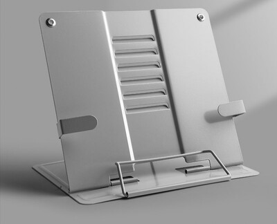 2023 regulējams pārnēsājams metāla regulējams lasāmgrāmatu turētājs atbalsta dokumentu plaukts grāmatu plaukts planšetdatoram mūzikas partitūras recepšu statīvs