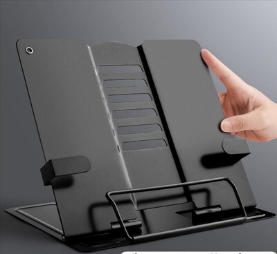 2023 regulējams pārnēsājams metāla regulējams lasāmgrāmatu turētājs atbalsta dokumentu plaukts grāmatu plaukts planšetdatoram mūzikas partitūras recepšu statīvs