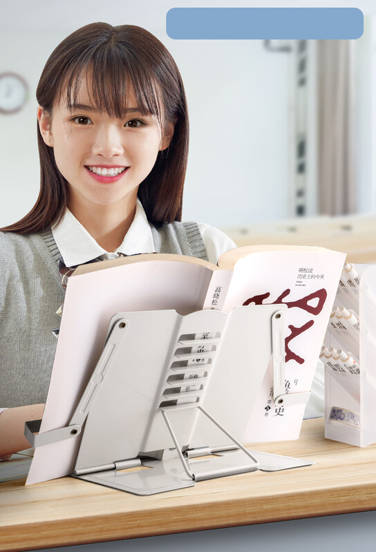 2023 regulējams pārnēsājams metāla regulējams lasāmgrāmatu turētājs atbalsta dokumentu plaukts grāmatu plaukts planšetdatoram mūzikas partitūras recepšu statīvs