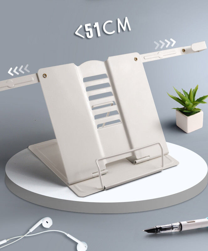 2023 regulējams pārnēsājams metāla regulējams lasāmgrāmatu turētājs atbalsta dokumentu plaukts grāmatu plaukts planšetdatoram mūzikas partitūras recepšu statīvs