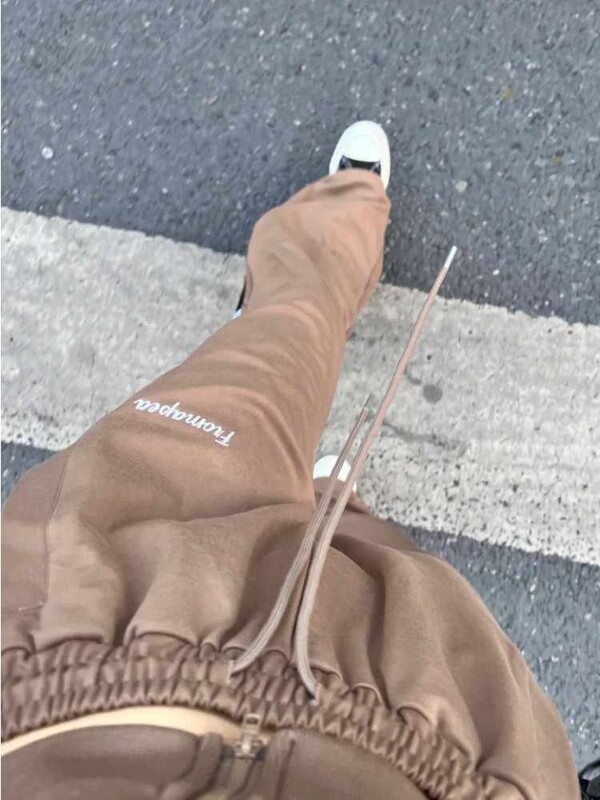 Y2K Kpop sporta tērpu bikšu komplekti sieviešu korejiešu stila divdaļīgs komplekts ar platām bikses Harajuku, apgriezti, svītraini, ar rāvējslēdzēju uz augšu sporta krekli