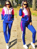 Set două piese pentru femei ținute de toamnă trening pentru femei cu fermoar top jachetă și pantaloni ocazional hanorac pentru femei costum sport