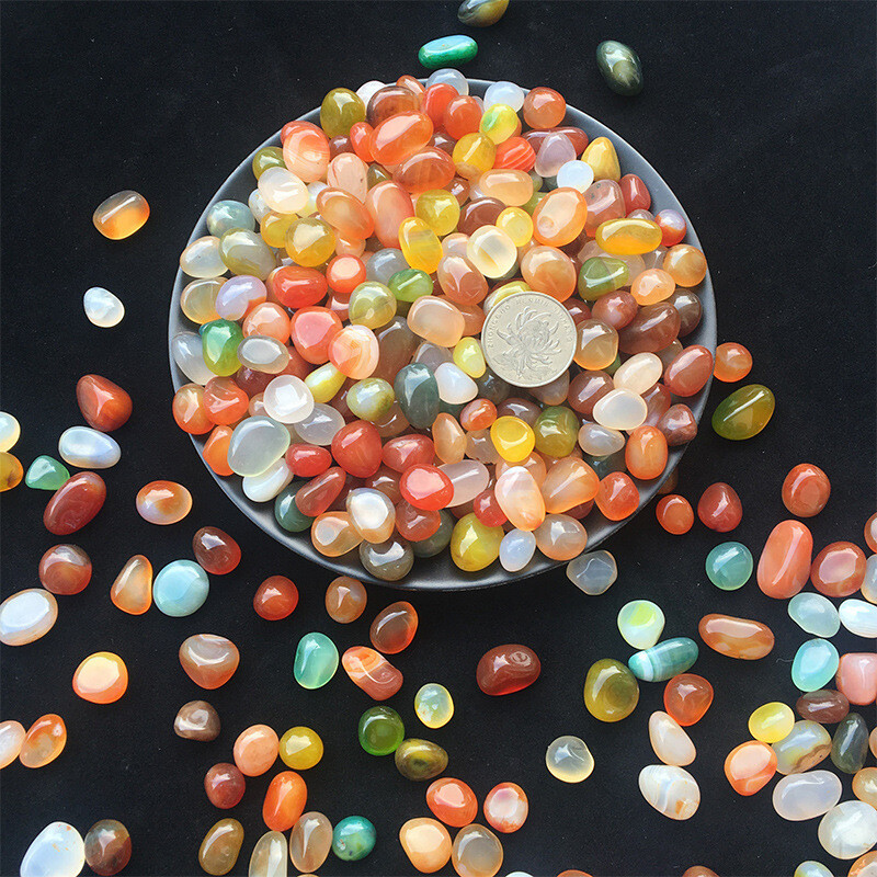 Nanjing Yuhua kő Durva kő Természetes kavicsok Akvárium Kő Virágcserép Színes Kövek Színes Kis Kövek Fej Tarka Kő