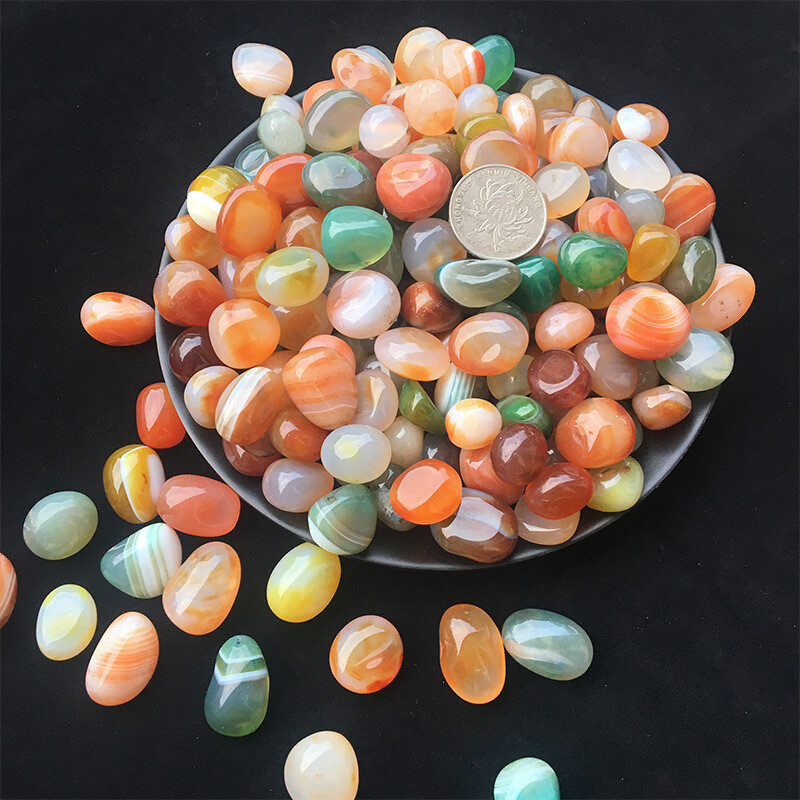 Nanjing Yuhua kő Durva kő Természetes kavicsok Akvárium Kő Virágcserép Színes Kövek Színes Kis Kövek Fej Tarka Kő