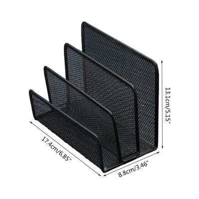 Asztali dokumentumválogató Kovácsoltvas iratok Levéltartó Többfunkciós könyvállvány Kártyákhoz használható Könyv CD-k Notebook