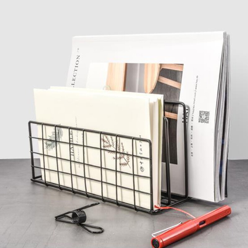 Asztali dokumentumválogató Kovácsoltvas iratok Levéltartó Többfunkciós könyvállvány Kártyákhoz használható Könyv CD-k Notebook