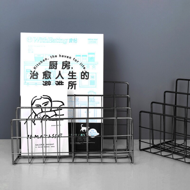 Asztali dokumentumválogató Kovácsoltvas iratok Levéltartó Többfunkciós könyvállvány Kártyákhoz használható Könyv CD-k Notebook