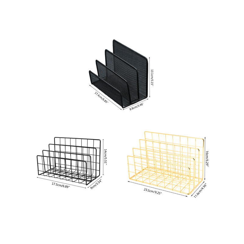 Asztali dokumentumválogató Kovácsoltvas iratok Levéltartó Többfunkciós könyvállvány Kártyákhoz használható Könyv CD-k Notebook