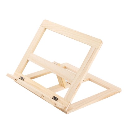 Állítható könyvtartó állvány Bookrest fa olvasóállvány Receptes szakácskönyv tartó