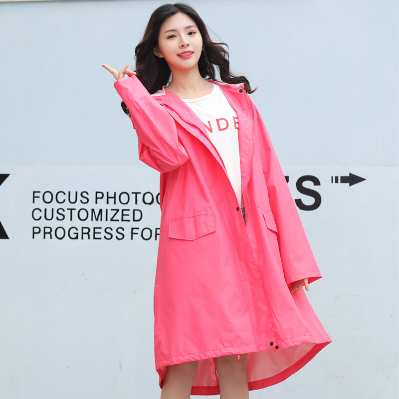 Lietui atsparus suaugusiųjų lietpaltis Moteriška striukė viso ilgio kelioninė japoniška pončas vyrams Cross Border 