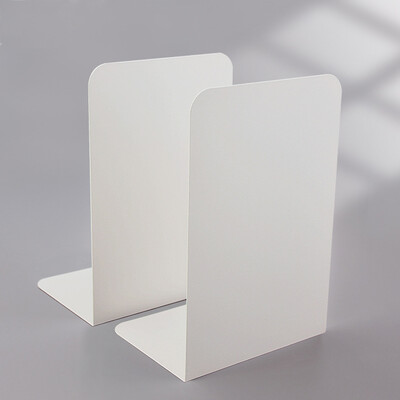 2Pcs Bookends Book Organizer Supports, Study Book Stoppers Άκρα βιβλίων για ράφια για βιβλιοθήκη Αρχική Μεταλλική βάση βιβλίων Χαρτικά
