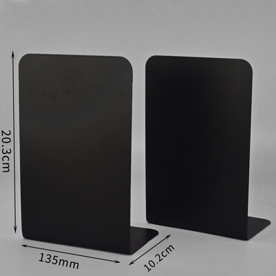 2Pcs Bookends Book Organizer Supports, Study Book Stoppers Άκρα βιβλίων για ράφια για βιβλιοθήκη Αρχική Μεταλλική βάση βιβλίων Χαρτικά