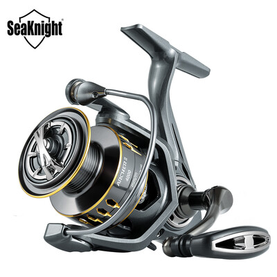 SeaKnight Brand ARCHER2 Series 5.2:1 4.9:1 Спининг макара MAX Drag Power 28lbs Алуминиева шпула Fish Alarm Спининг макара 2000-6000