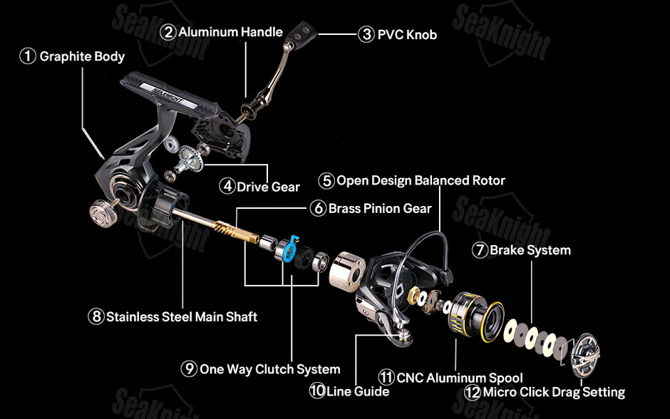 SeaKnight Brand ARCHER2 Series Спининг макара