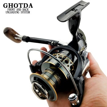 Spinning Reel 2000 - 7000 Ultralight Max Drag 12kg 5,2:1/4,7:1 Surfcasting Fishing Reel Spin Saltwater Jigging Reels