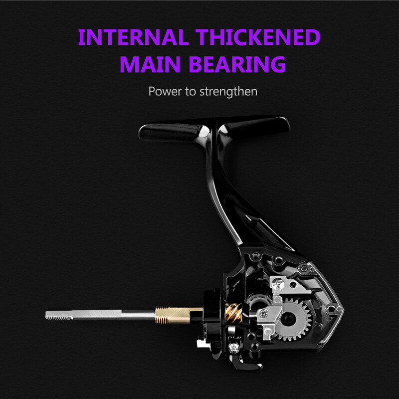 DEUKIO FS 2000-7000 Seria Mulinete Spinning Max Drag 12kg Roșu Negru Buton EVA Mulinetă Metal Bobină Mulinetă pentru pescuit în apă sărată