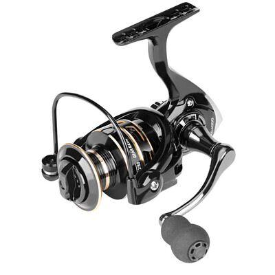 DEUKIO makšķerēšanas spoles 5,2:1 pārnesumu attiecība Max vilkmes jauda 12kg metāla spoles vērpšanas spoles sālsūdens saldūdens makšķerēšanas aprīkojumam