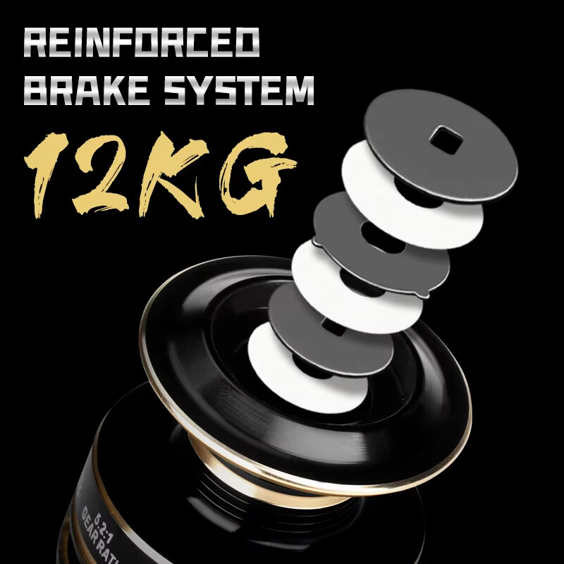 DEUKIO makšķerēšanas spoles 5,2:1 pārnesumu attiecība Max vilkmes jauda 12kg metāla spoles vērpšanas spoles sālsūdens saldūdens makšķerēšanas aprīkojumam