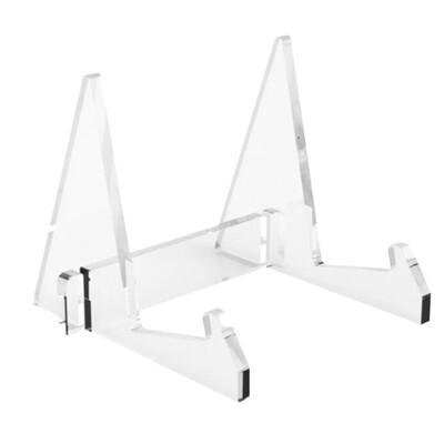 Рафт за книги за четене Черен акрилен държач за книги Tablet PC Pad Drawing Support Desk Организатор Reading Recipe Cookbook Stand
