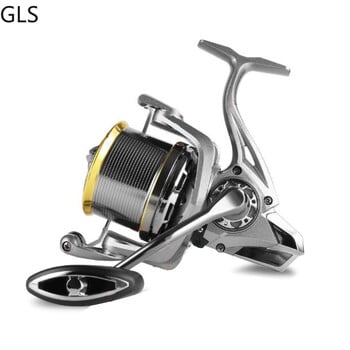 GLS New 8000 9000 10000 12000 14000 Series Long Casting Spinning Wheel 17+1BB Макара от алуминиева сплав 4.8:1 Високоскоростна риболовна макара