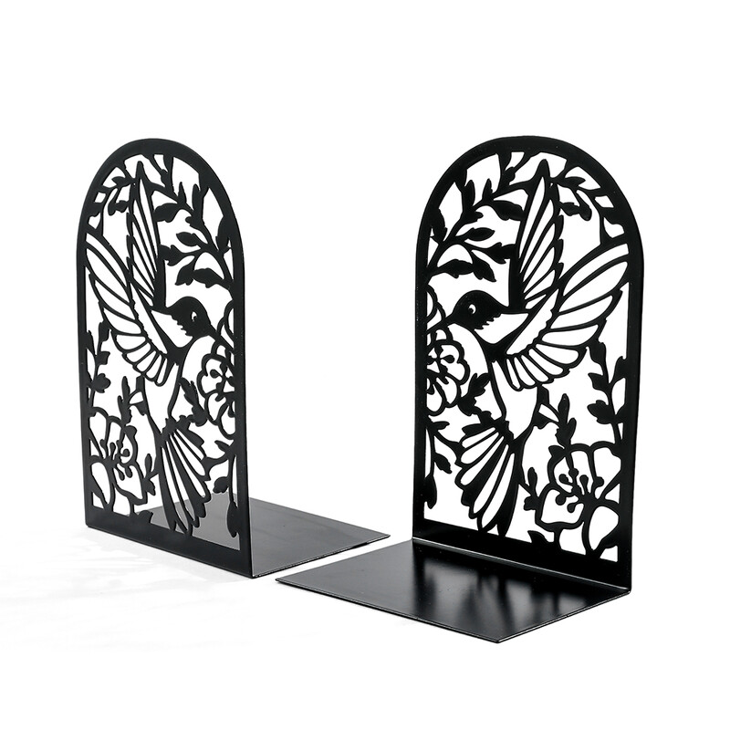 Bezdelīgas un ziedi Grāmatu gali sievietei Vīrietim Sākums Dzelzs grāmatu skapji Biroja darbvirsma Dāvana grāmatu mīļotājiem Biroja piederumi Biroja piederumi