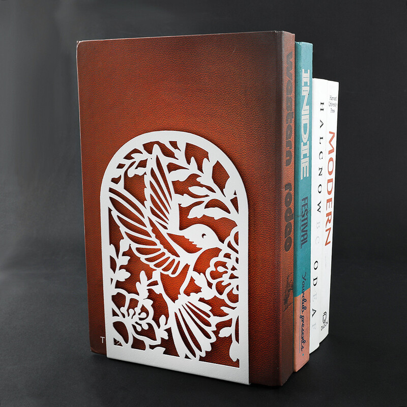 Bezdelīgas un ziedi Grāmatu gali sievietei Vīrietim Sākums Dzelzs grāmatu skapji Biroja darbvirsma Dāvana grāmatu mīļotājiem Biroja piederumi Biroja piederumi