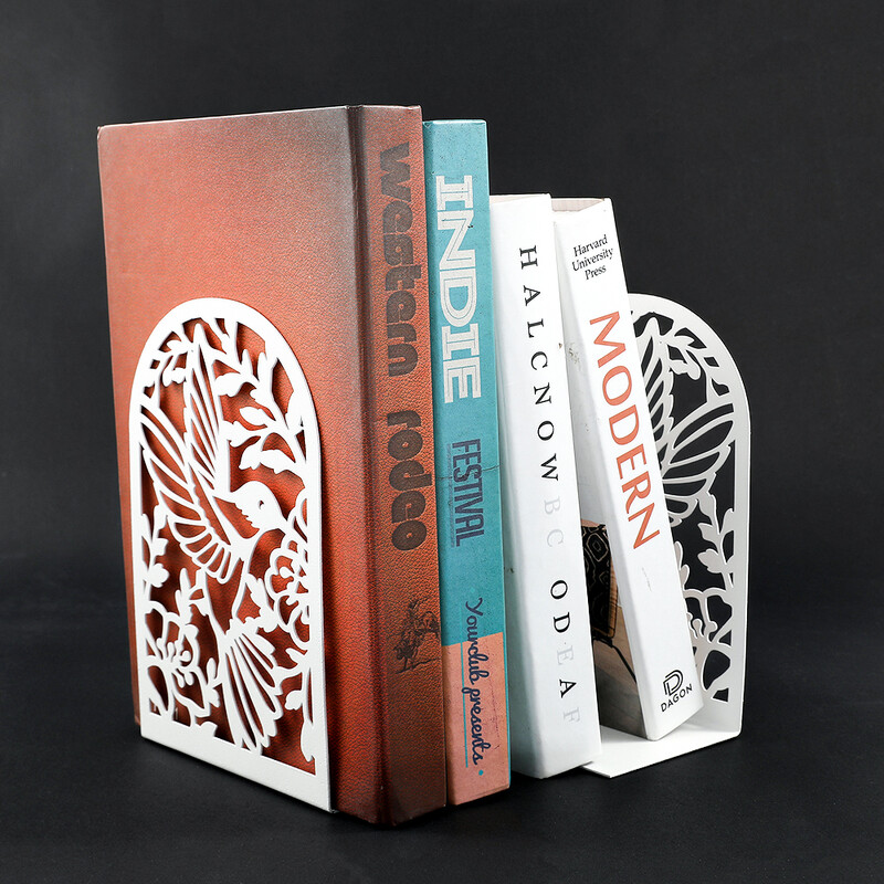 Bezdelīgas un ziedi Grāmatu gali sievietei Vīrietim Sākums Dzelzs grāmatu skapji Biroja darbvirsma Dāvana grāmatu mīļotājiem Biroja piederumi Biroja piederumi