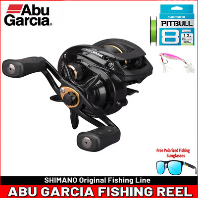 Оригинална Abu Garcia Brand Pro Max3 PMAX3 дясната лява риболовна макара за хвърляне на стръв 8BB 7.1:1 207g барабан за тролинг макара за хвърляне на стръв