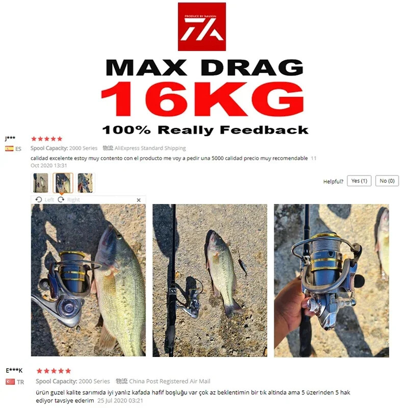 VWVIVIDWORLD,Υψηλής ποιότητας, Καρούλια για ψάρεμα θαλασσινού νερού, Διπλό καρούλι, Περιστρεφόμενο καρούλι, Εργαλείο κράματος, Καρούλι κράματος, Μεταλλικός βραχίονας, Καρούλι χύτευσης