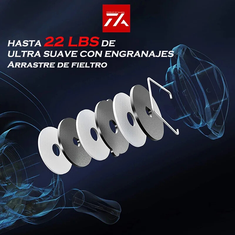 VWVIVIDWORLD,Υψηλής ποιότητας, Καρούλια για ψάρεμα θαλασσινού νερού, Διπλό καρούλι, Περιστρεφόμενο καρούλι, Εργαλείο κράματος, Καρούλι κράματος, Μεταλλικός βραχίονας, Καρούλι χύτευσης