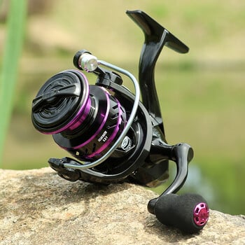 LINNHUE Fishing Reel 1000-7000 Metal Ball Grip 8kg 5,2:1 Ratio Gear Ratio High Speed Spinning Reel Carp Fishing Roels for Saltwater