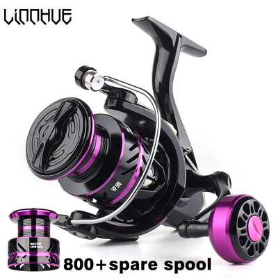 LINNHUE püügirull 1000-7000 metallist kuulkäepidemega 8kg 5,2:1 ülekandearv Kiire spinningrull Karpkalapüügi rullid merevee jaoks