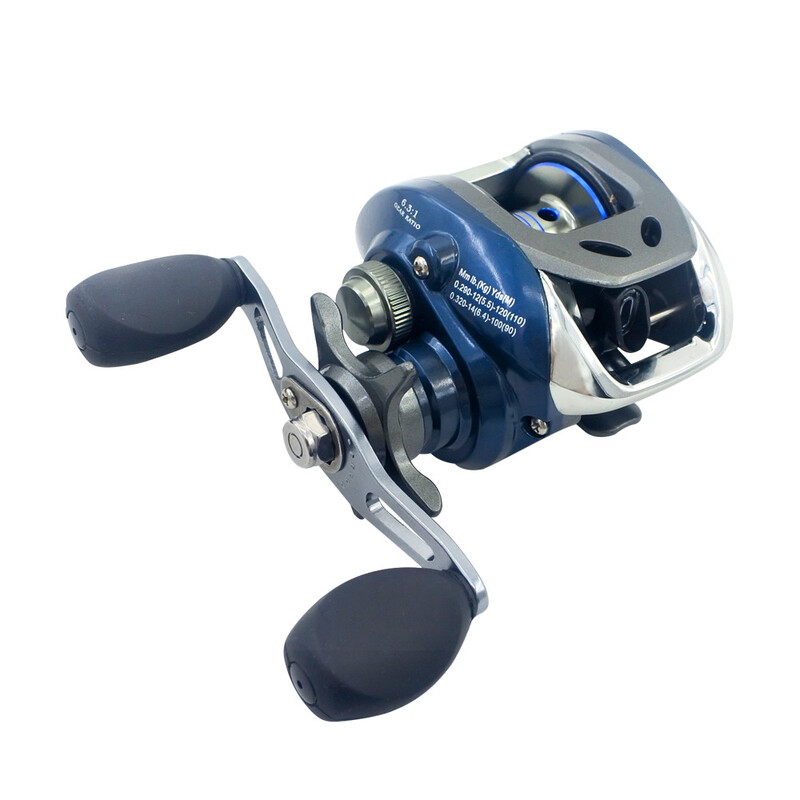 DASNAKI Fishing Reel Max Drag 206g Εξαιρετικά ελαφρύ Μαγνητικό σύστημα φρένων Baitcasting Reel Πηνίο ψαρέματος γλυκού νερού
