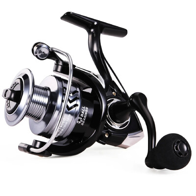 Sougayilang Spinning Fishing Roel 5,2:1 Gear Ratio Καρούλι αλουμινίου με λαβή EVA Max Drag 8kg για ψάρεμα κυπρίνου Ψάρεμα μπάσων