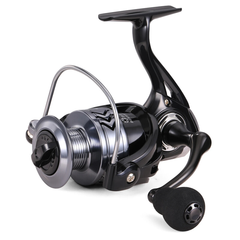 Sougayilang Spinning Fishing Roel 5,2:1 Gear Ratio Καρούλι αλουμινίου με λαβή EVA Max Drag 8kg για ψάρεμα κυπρίνου Ψάρεμα μπάσων