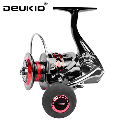 DEUKIO риболовна макара 2000-7000 Max Drag 12KG въртящи се макари Метална макара carretilhas de pesca Макара за риболовни принадлежности Peche