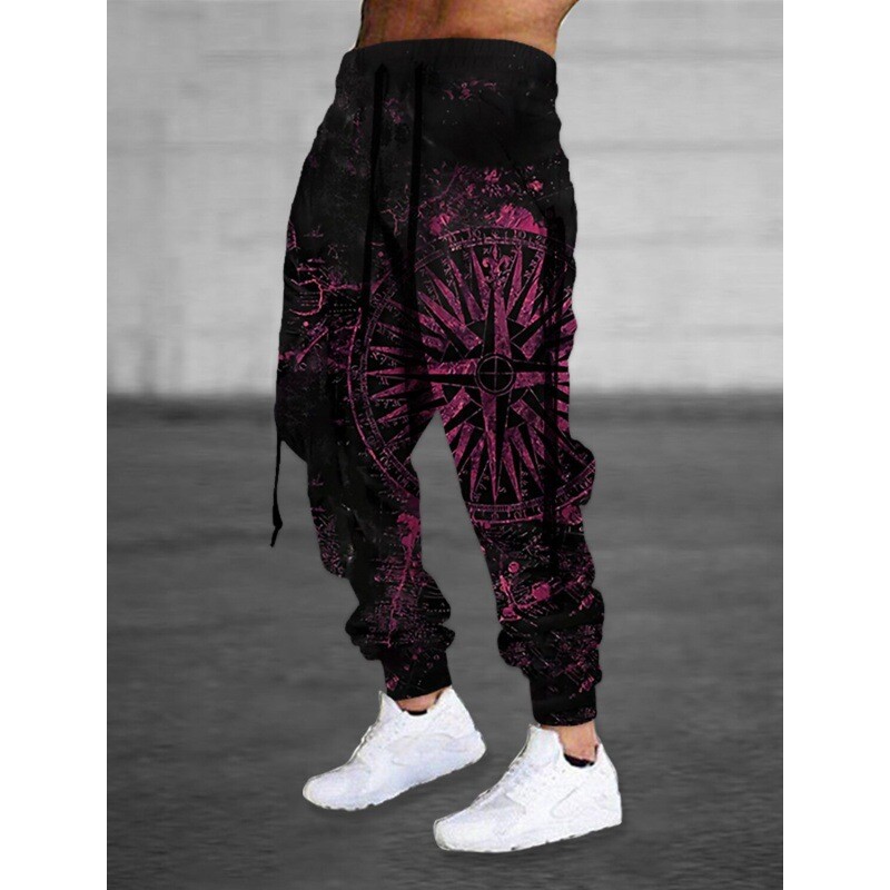Tarpvalstybinės naujos vyriškos laisvos laisvalaikio kelnės, 3D spausdintos madingos prekės ženklo bėgimo sportinės kelnės Gatvės vyriškų drabužių drabužių gamintojai