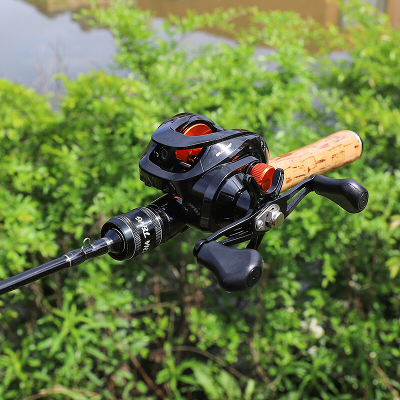 Baitcasting rola 6.3:1 8KG max drag ribolovna rola za bass u oceanskom okruženju casting rola vrti se rola dodaci za ribolov