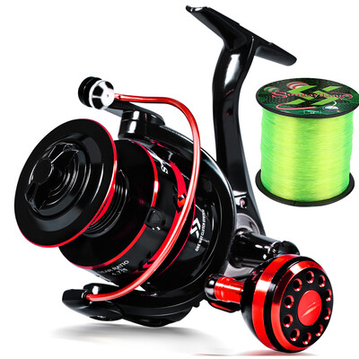 Sougayilang 12+1BB spinning õngenöör ülitugev alumiiniumpool, maksimaalne tõmbejõud 16 kg tasuta kingitus 500 m õngenöör Pesca