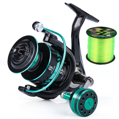 Sougayilang 12+1BB spinning õngenöör ülitugev alumiiniumpool, maksimaalne tõmbejõud 16 kg tasuta kingitus 500 m õngenöör Pesca